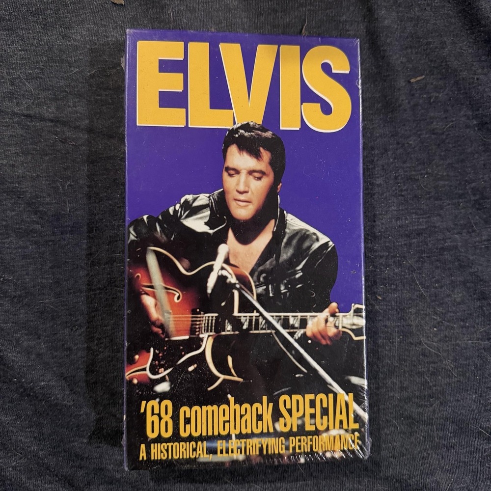 Vintage Elvis '68 Comeback Special VHS Lightyear Music Concert Video New Sealed